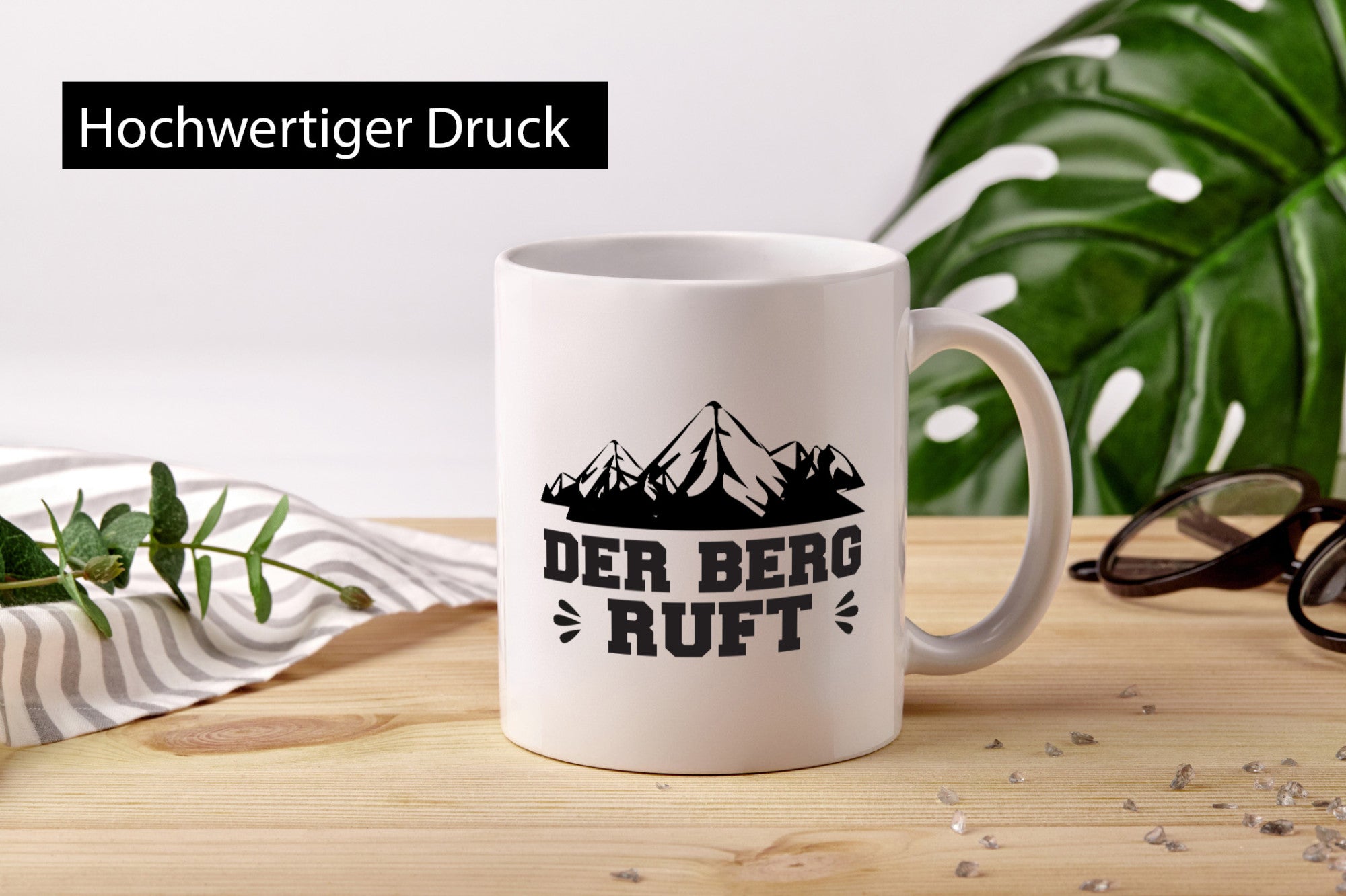 Der Berg ruft | Alpen Tasse Wanderer Bergsteiger Humor Geschenkidee