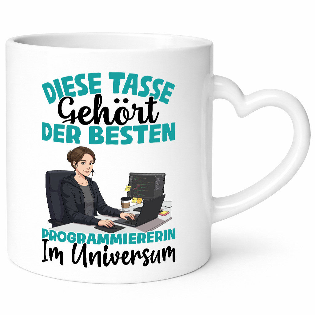 Im Universum: Programmiererin | Software Entwickler Humor Geschenkidee Tasse