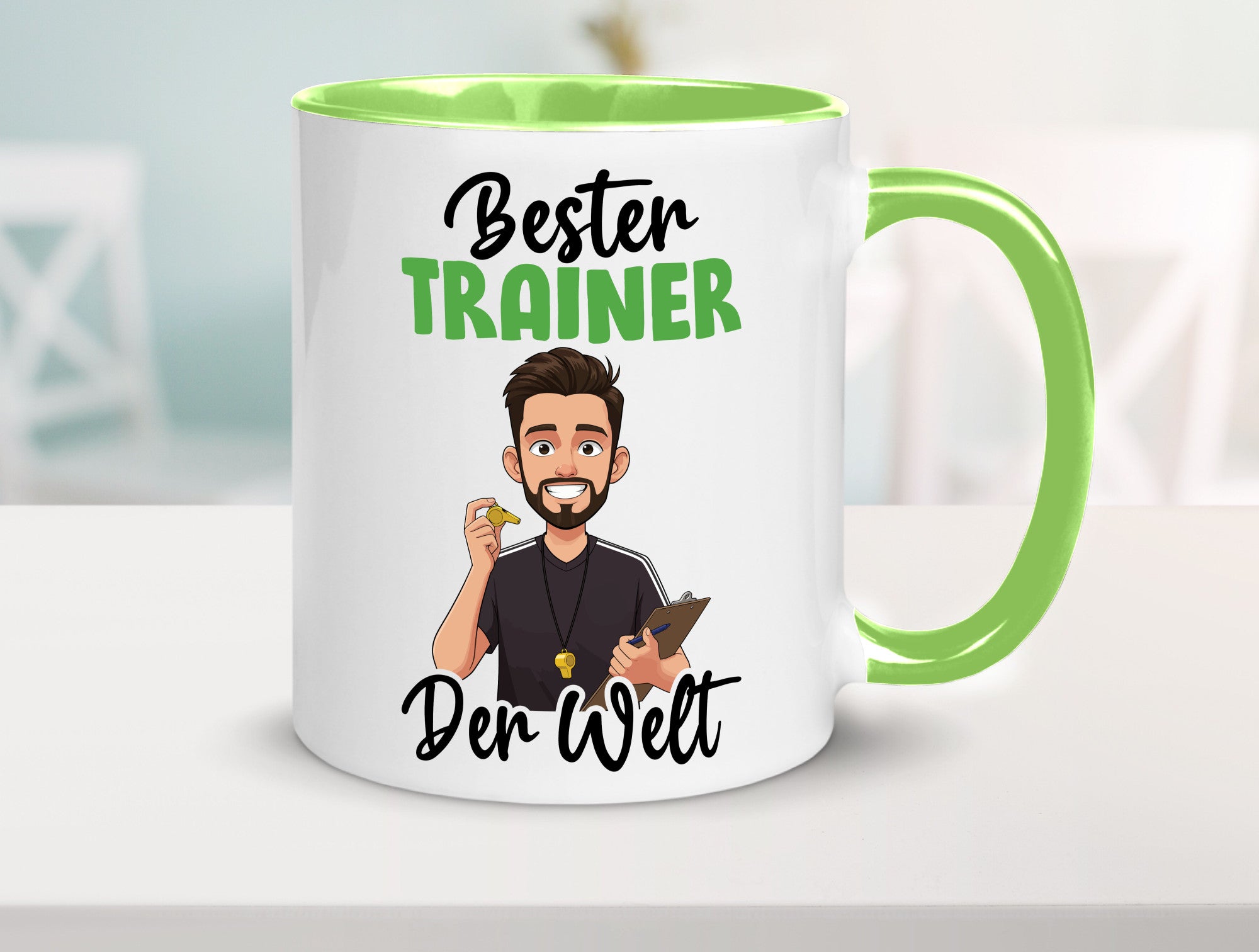 Bester Trainer | Verein Sport v2 Humor Geschenkidee Tasse