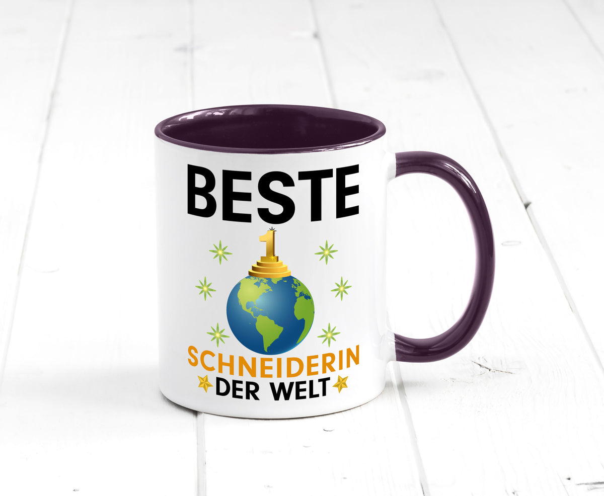 Welt Beste Schneiderin | Beruf Schneiderei lustiger Spruch Geschenk Arbeit Tasse