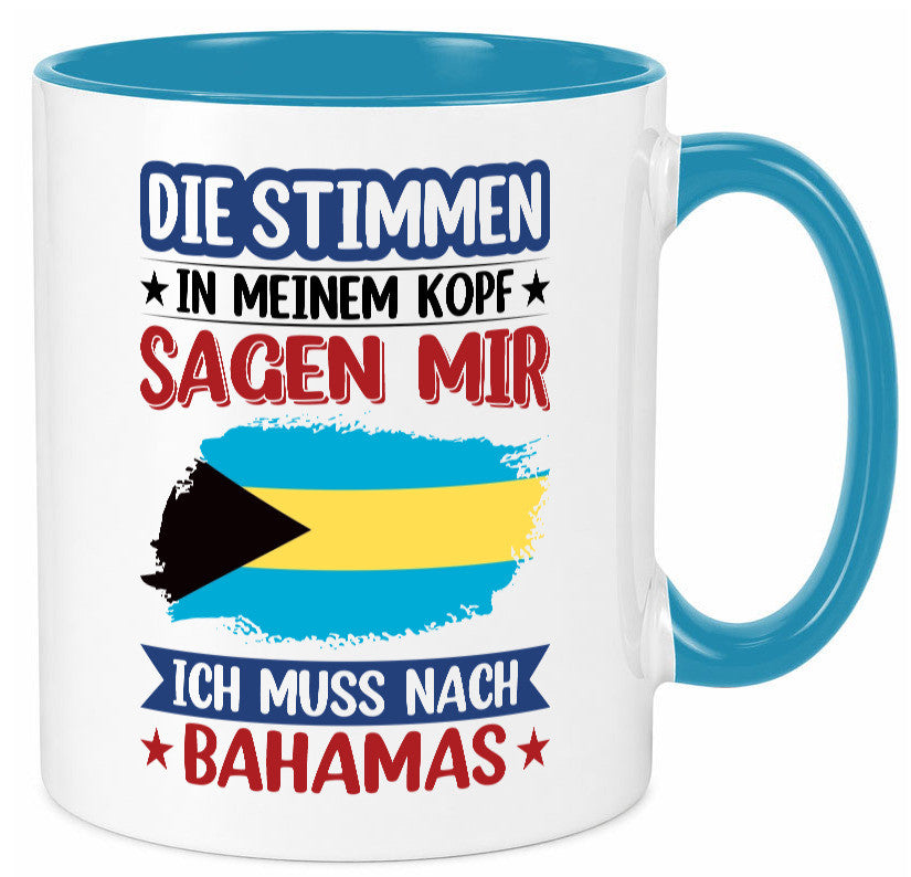Bahamas | Urlaub Stimmen in meinem Kopf Traumland Geschenk Humor Geschenkidee