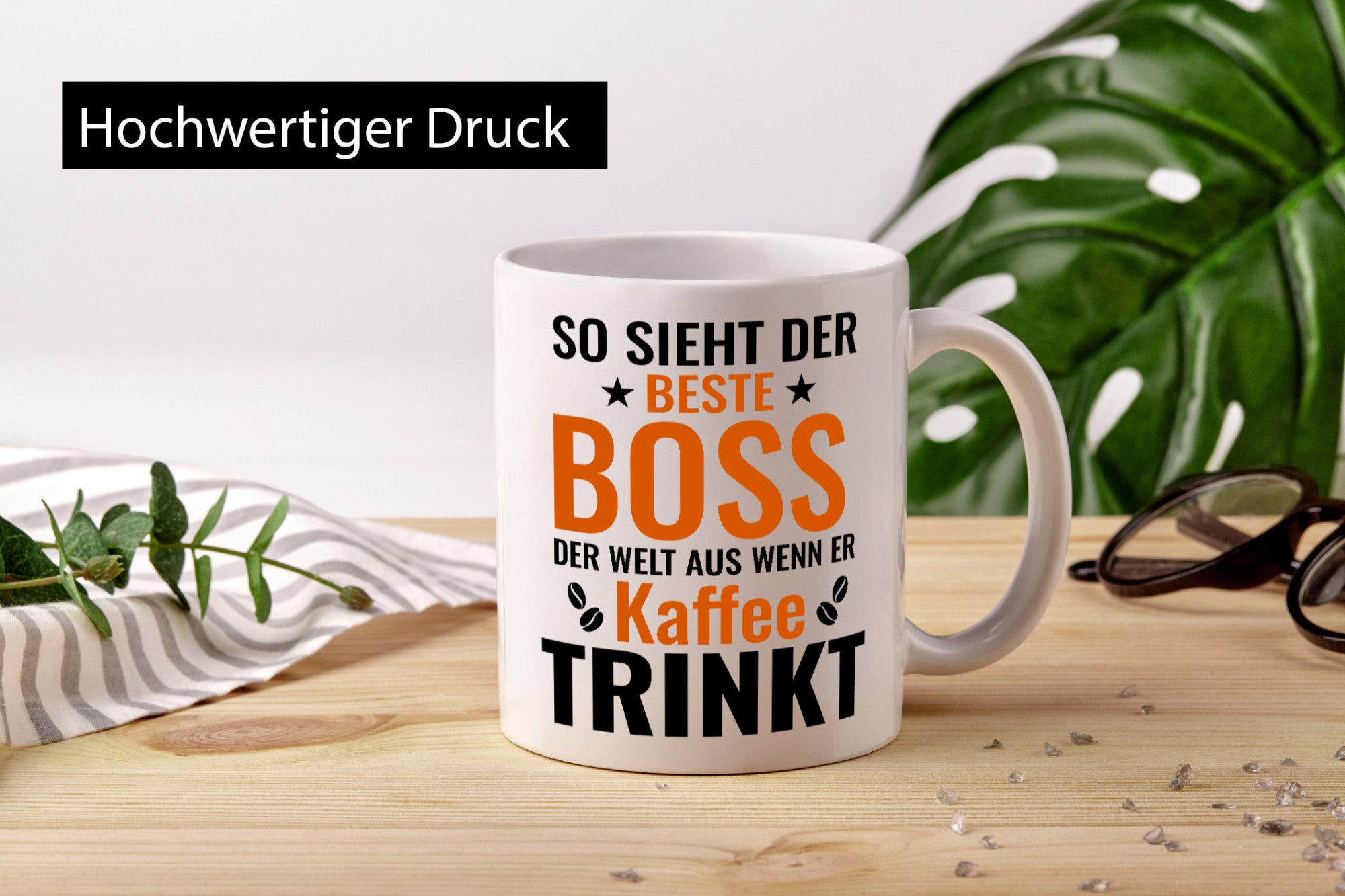 Kaffee trinkt: Boss | Führungskraft Vorgesetzter Geschenkidee Humor Tasse