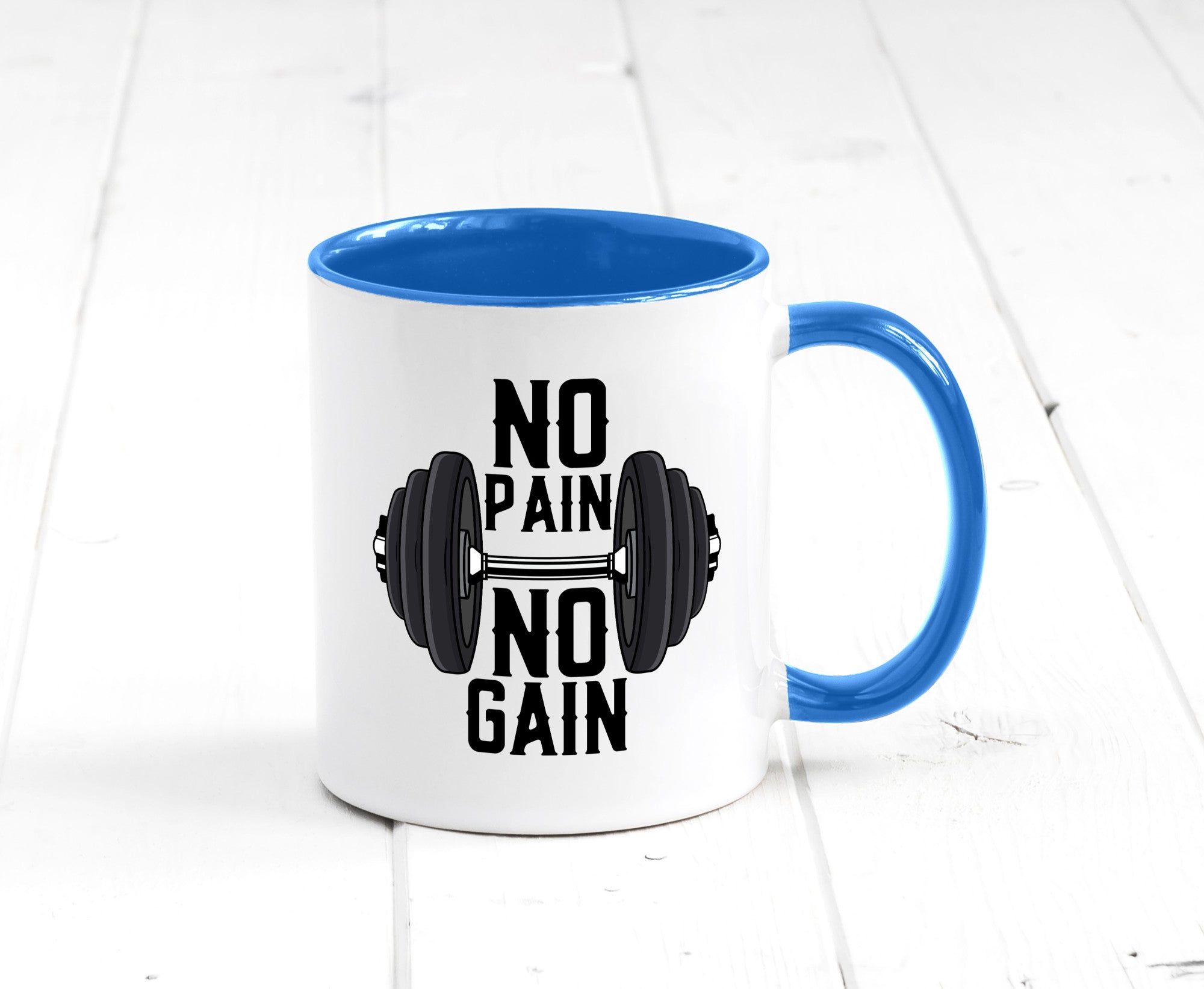 No Pain Gain | Training Motivation Fitness Pumpen lustig Humor Geschenkidee