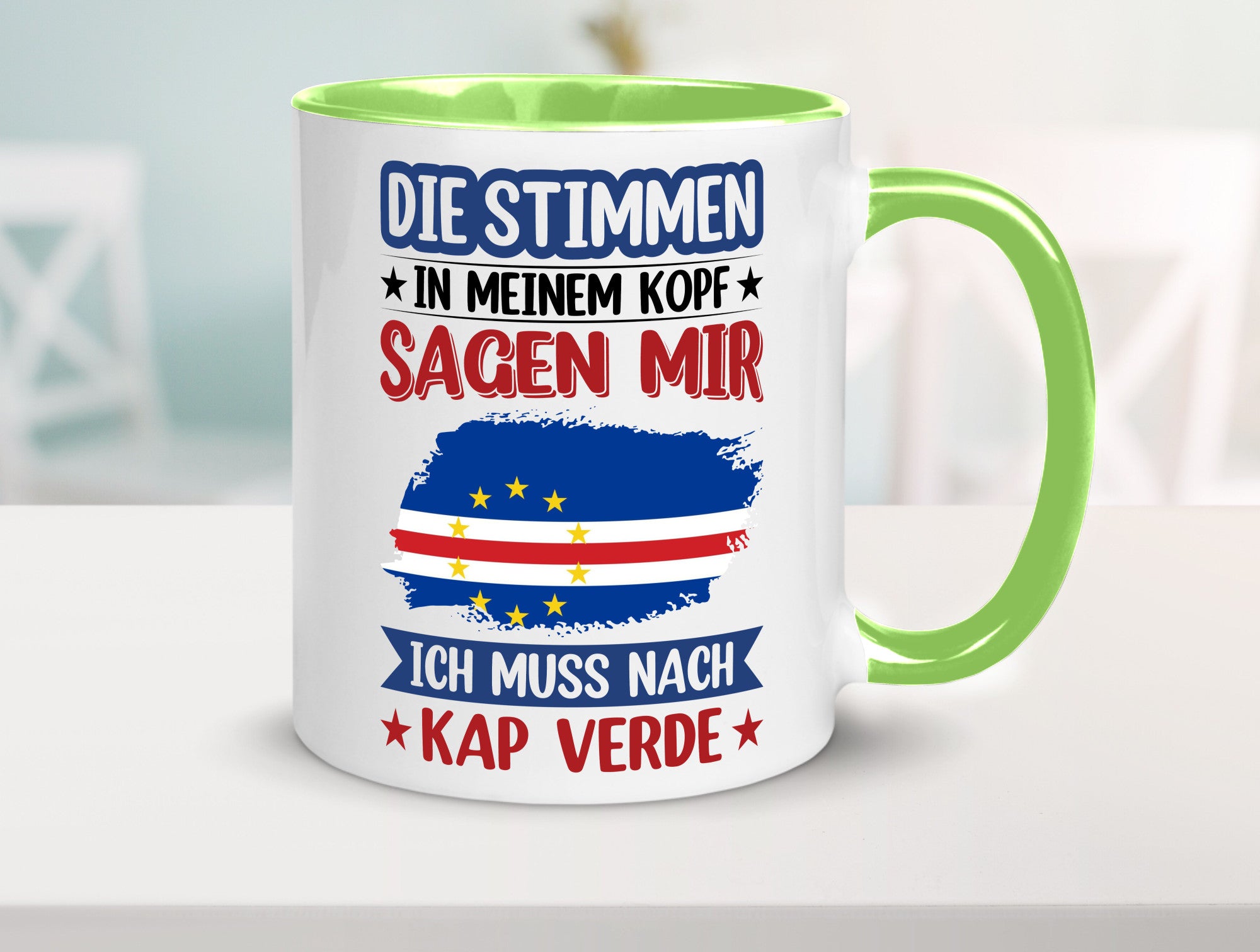 Kap Verde | Urlaub Stimmen in meinem Kopf Traumland lustig Humor Geschenkidee
