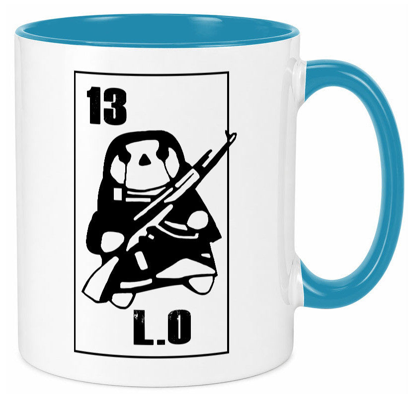 13 L.O lustiger Spruch Geschenk Humor Geschenkidee Tasse