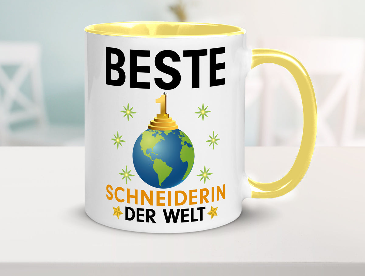 Welt Beste Schneiderin | Beruf Schneiderei lustiger Spruch Geschenk Arbeit Tasse