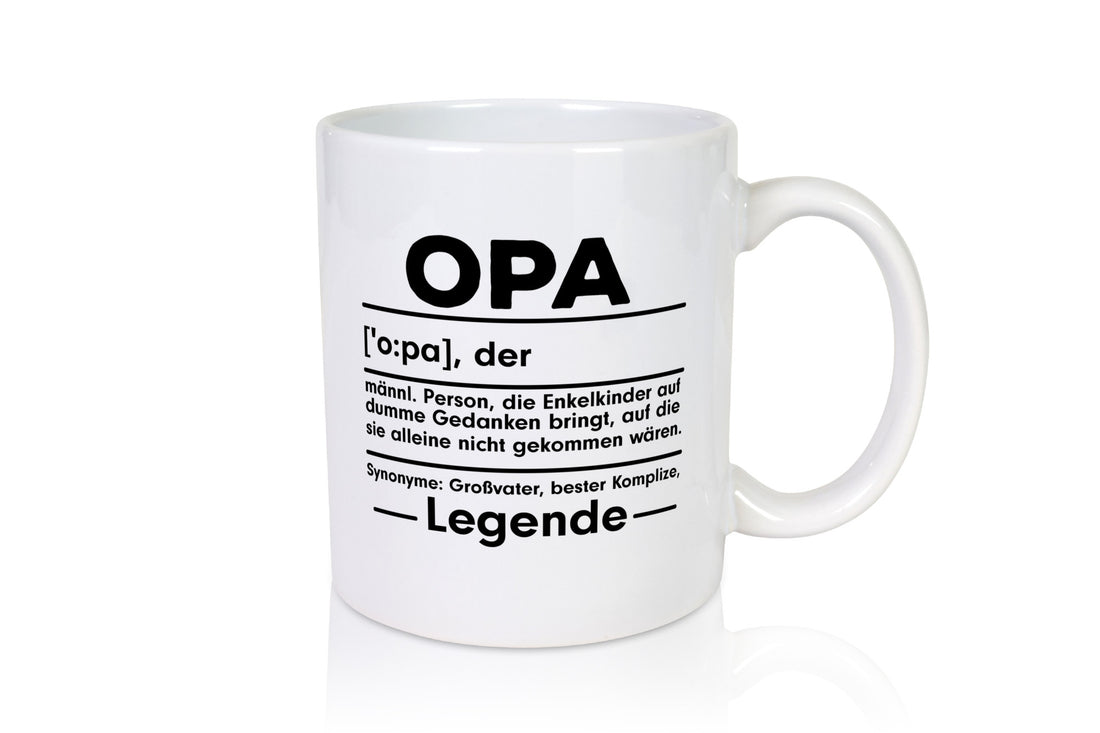 Opa Definition | Spruch Tasse Humor Großvater Familie Geschenkidee