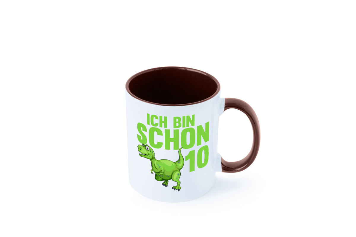 10. Geburtstag | 10 Jahre Dino Dinosaurier Geschenk Geschenkidee lustiger Tasse