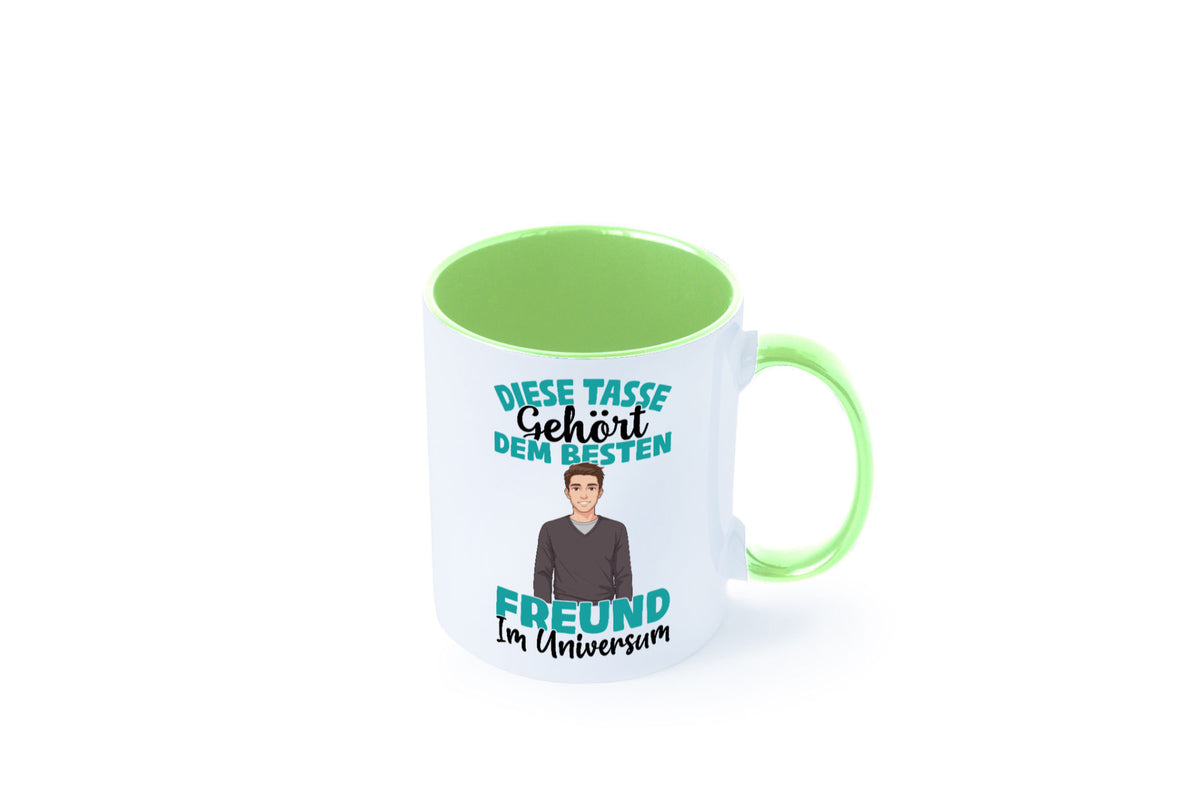 Im Universum: Freund | Beziehung Partner Liebe Geschenk Humor Geschenkidee Tasse