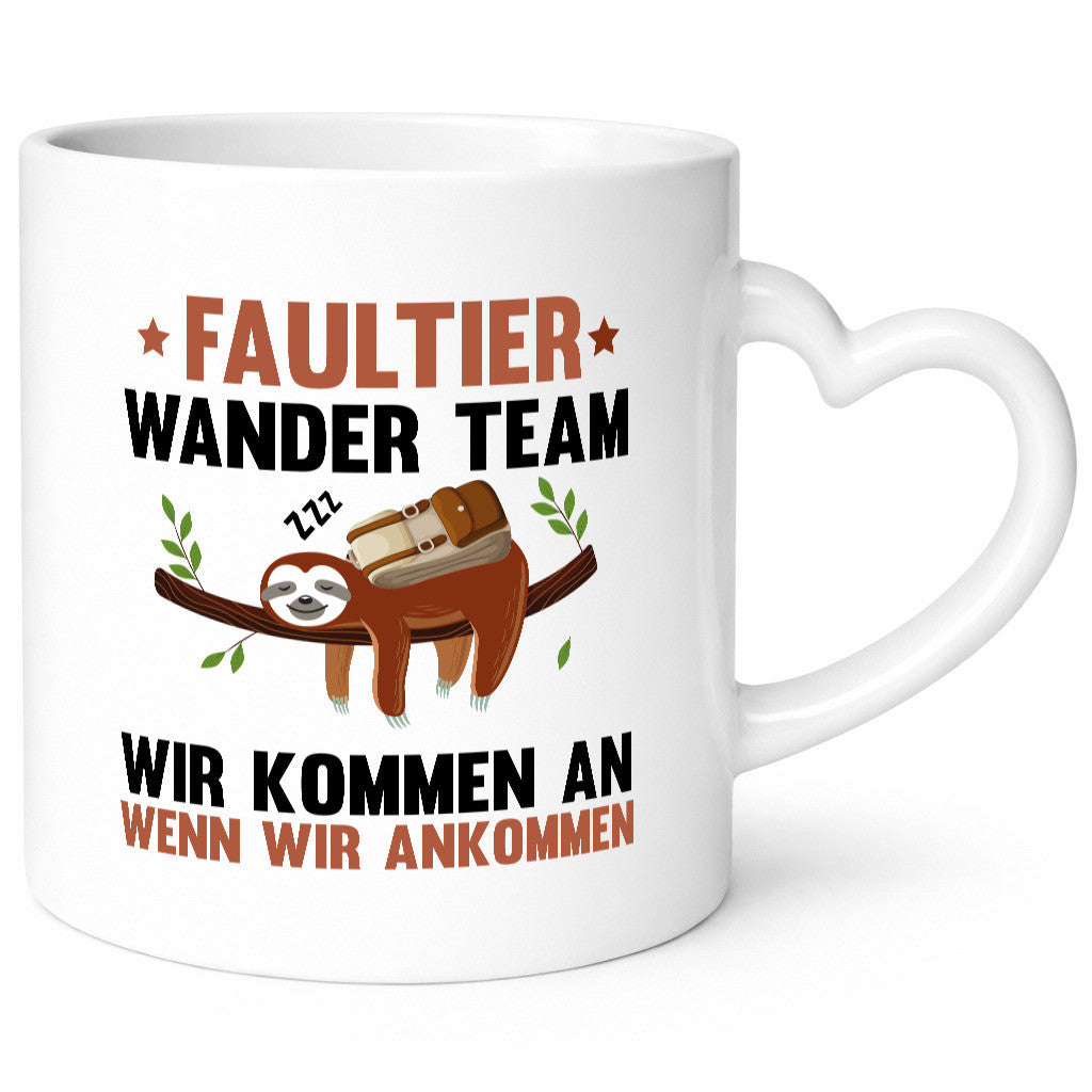 Faultier Wanderteam | Spruch Motiv Wandern lustig Tierliebhaber Humor Geschenk