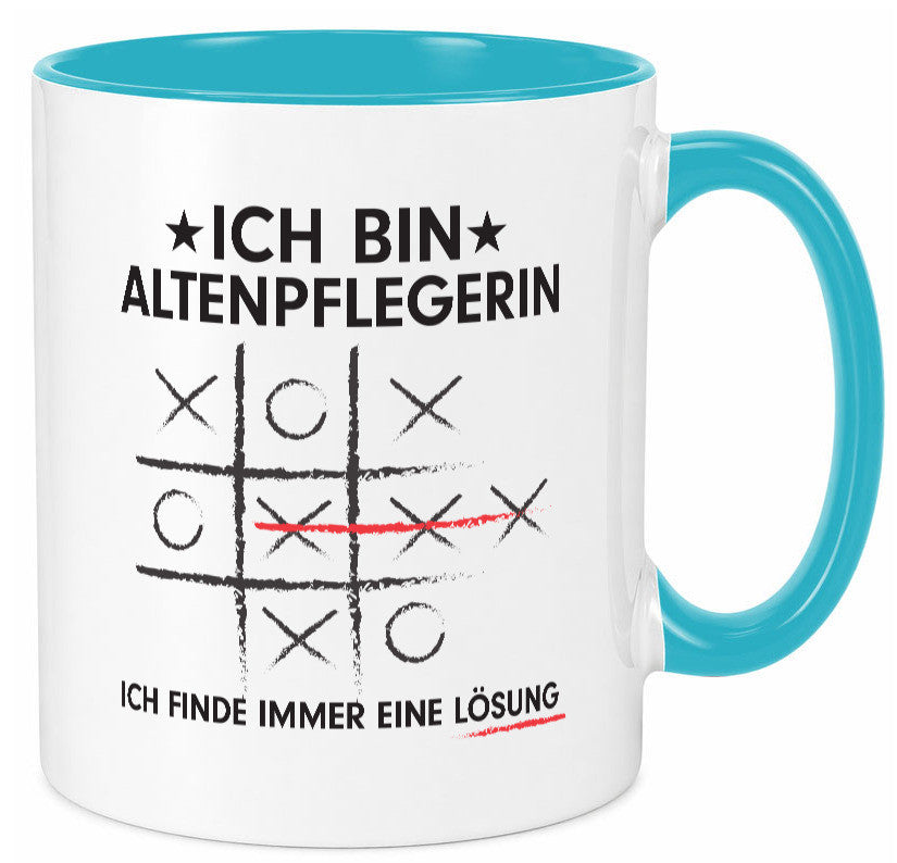 Lösung Finden: Altenpflegerin | Pflegepersonal lustiger Spruch Geschenk Humor