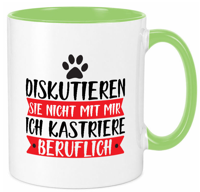 Ich kastriere beruflich | Tierarzt Tierliebhaber Geschenkidee Arbeit Kollegen