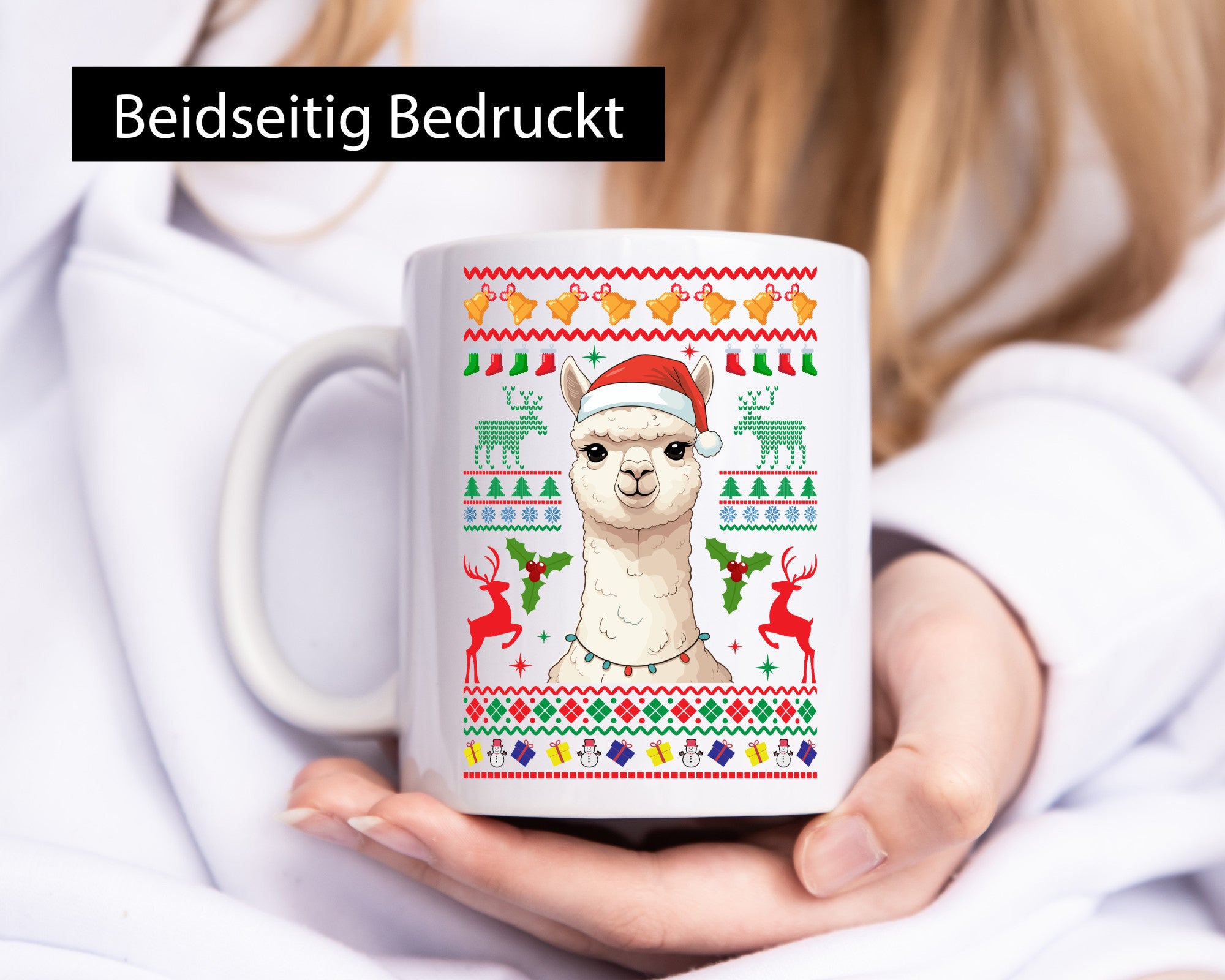 Lama | alpaka Ugly Christmas Weihnachten lustig Humor Geschenkidee Geschenk