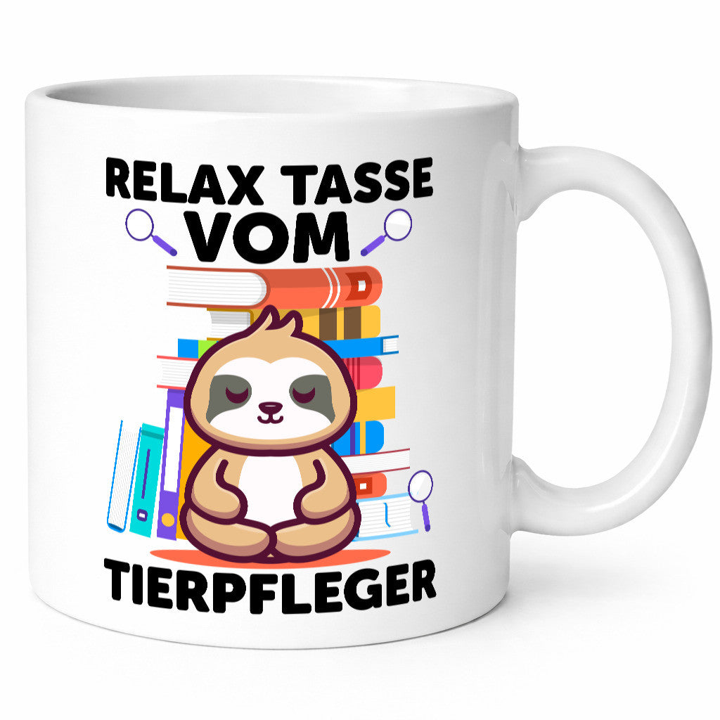 Relax Tasse: Tierpfleger | Pflegeberuf Tierheim Humor Arbeit Kollegen Büro