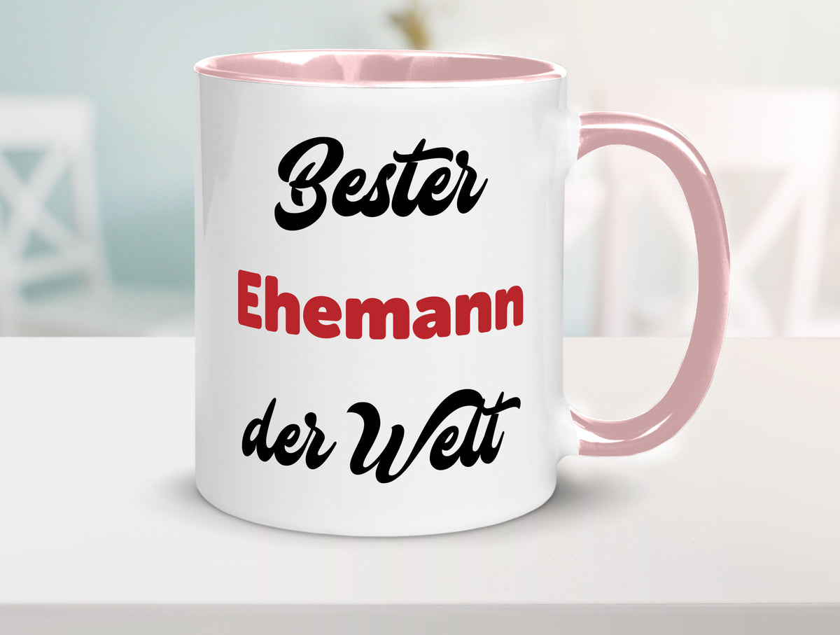 Bester Ehemann der Welt | Ehepaar Geschenkidee Humor Tasse