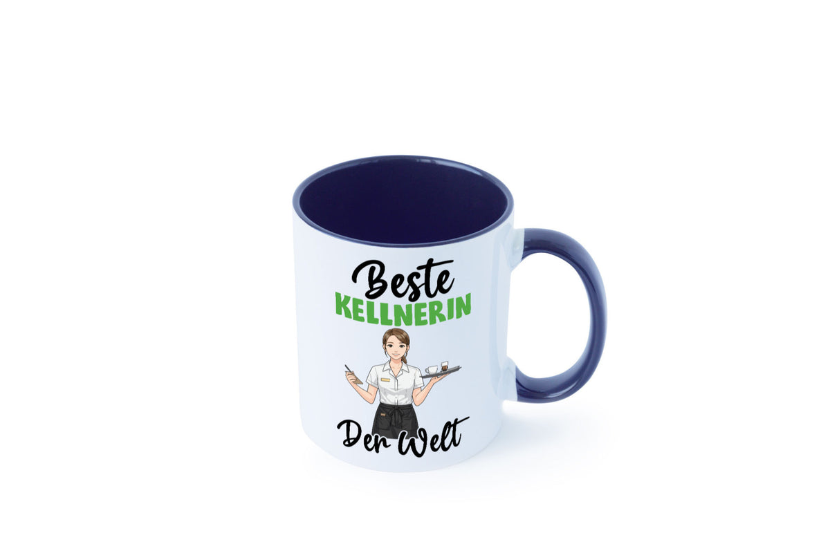 Beste Kellnerin | Beruf kellnern Bedienung v2 Humor Arbeit Kollegen Büro Tasse