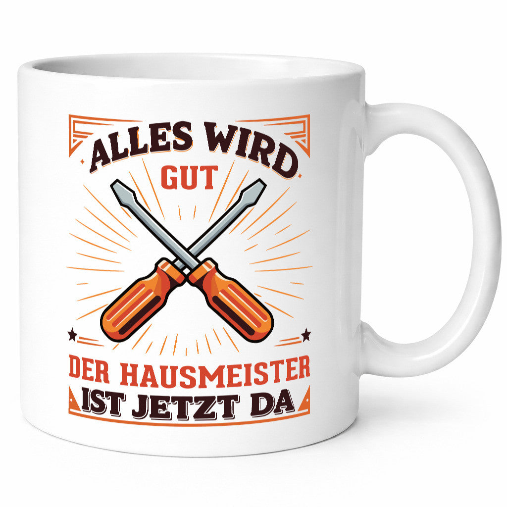 Hausmeister ist da | Facility Manager v2 Geschenk Humor Geschenkidee lustiger