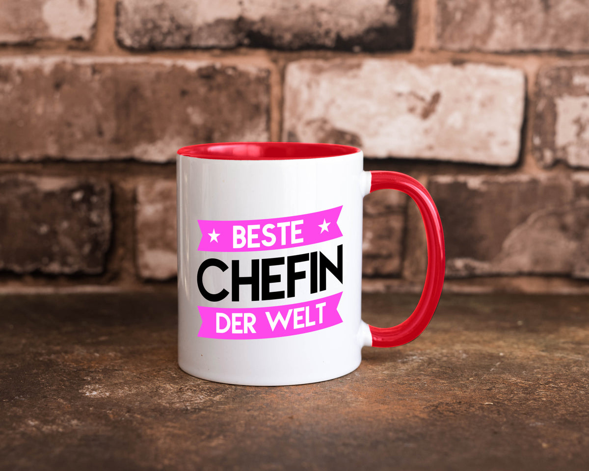 Beste Chefin | Führungskraft Vorgesetzte Humor Arbeit Kollegen Büro Tasse