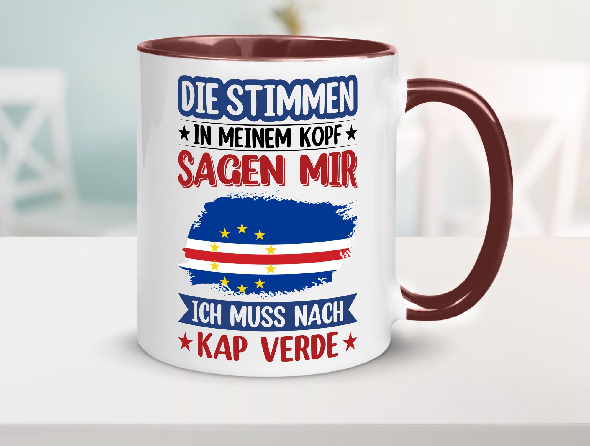 Kap Verde | Urlaub Stimmen in meinem Kopf Traumland lustig Humor Geschenkidee