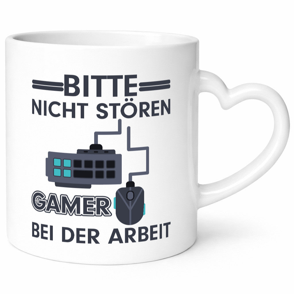 Gamer bei der Arbeit | Gaming Tasse Teenager Spruch Humor Kollegen Büro