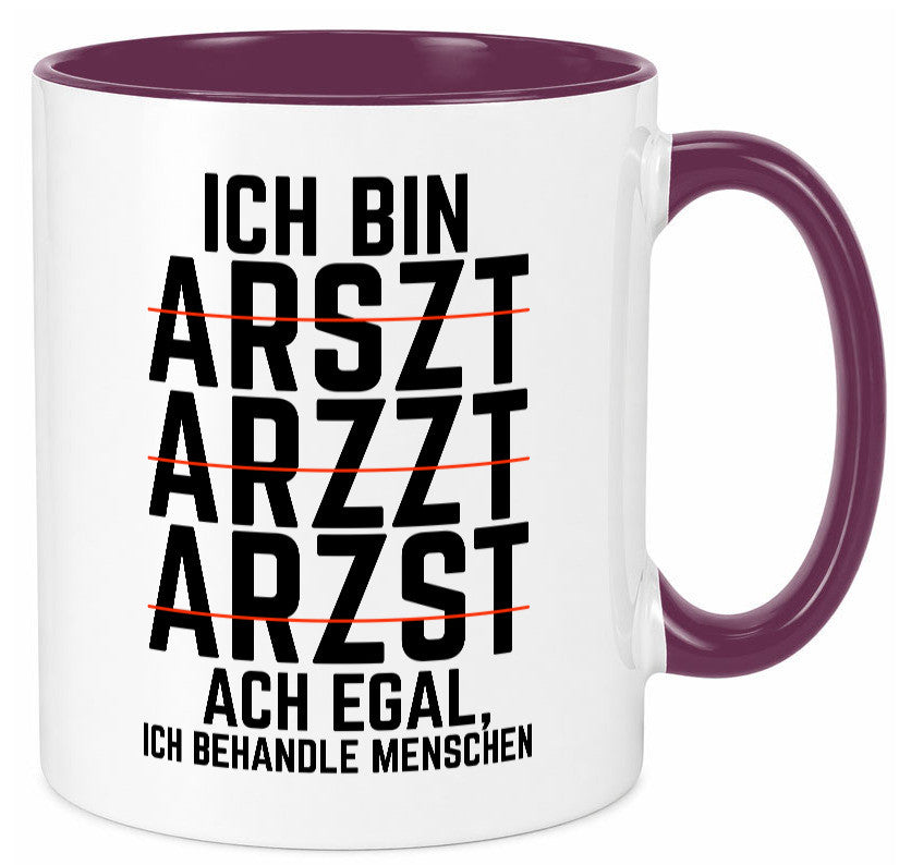 Ich bin Arzt | Rechtschreibung Klinik lustiger Spruch lustig Humor Geschenkidee