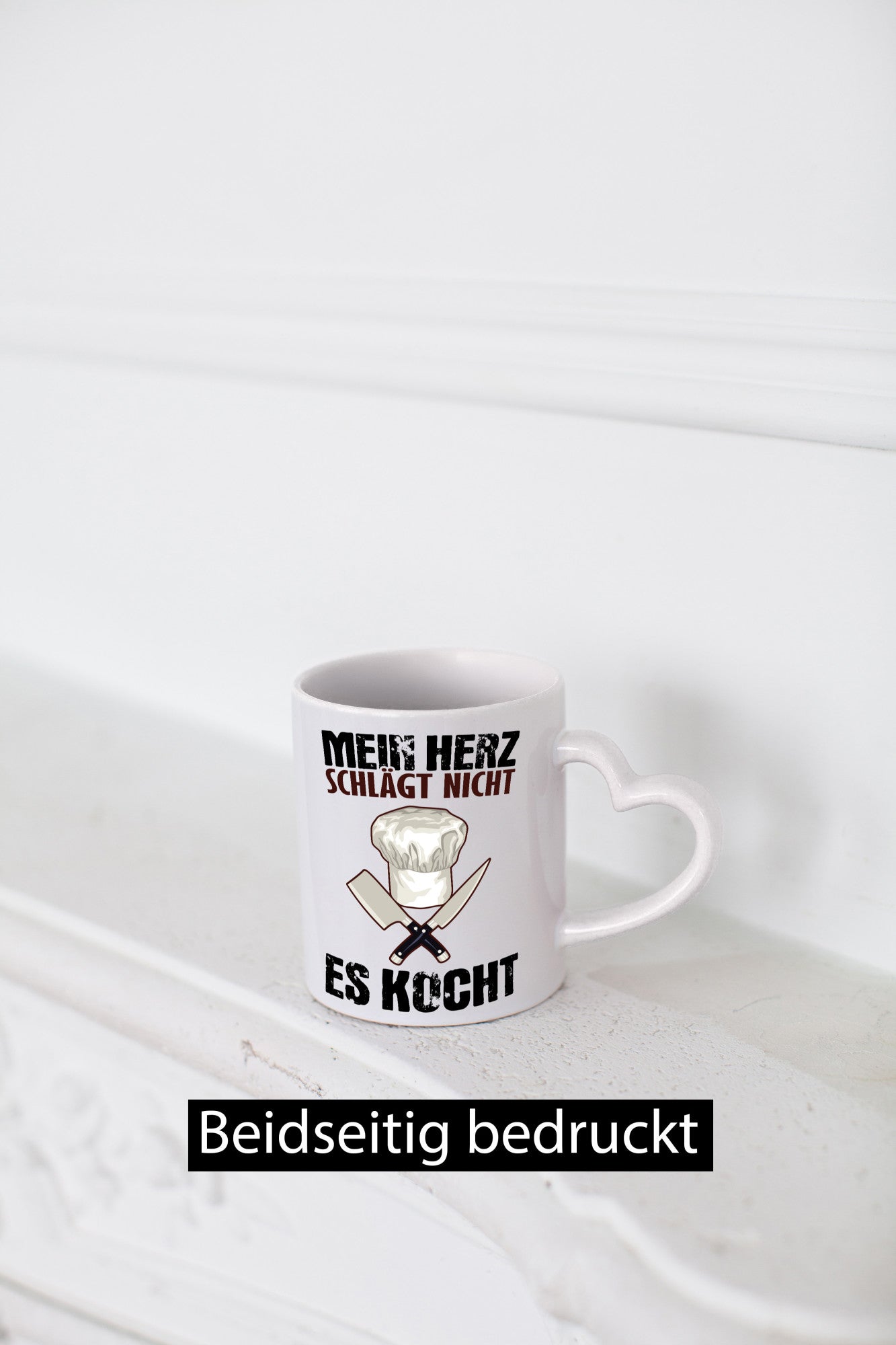 Mein Herz kocht Humor Geschenkidee Tasse