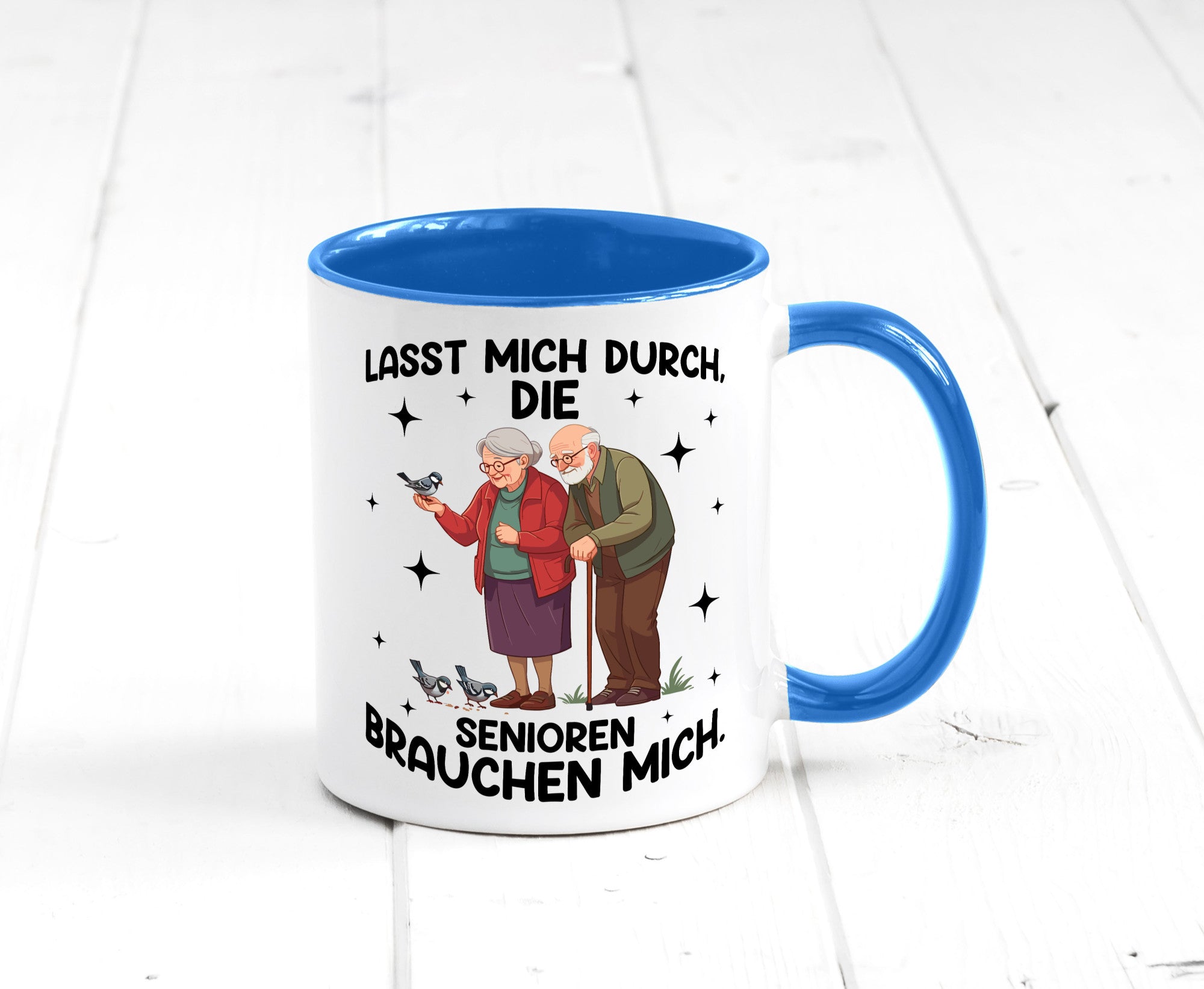 Senioren brauchen mich | Altenpflege Pflegekraft lustiger Spruch Geschenk Humor