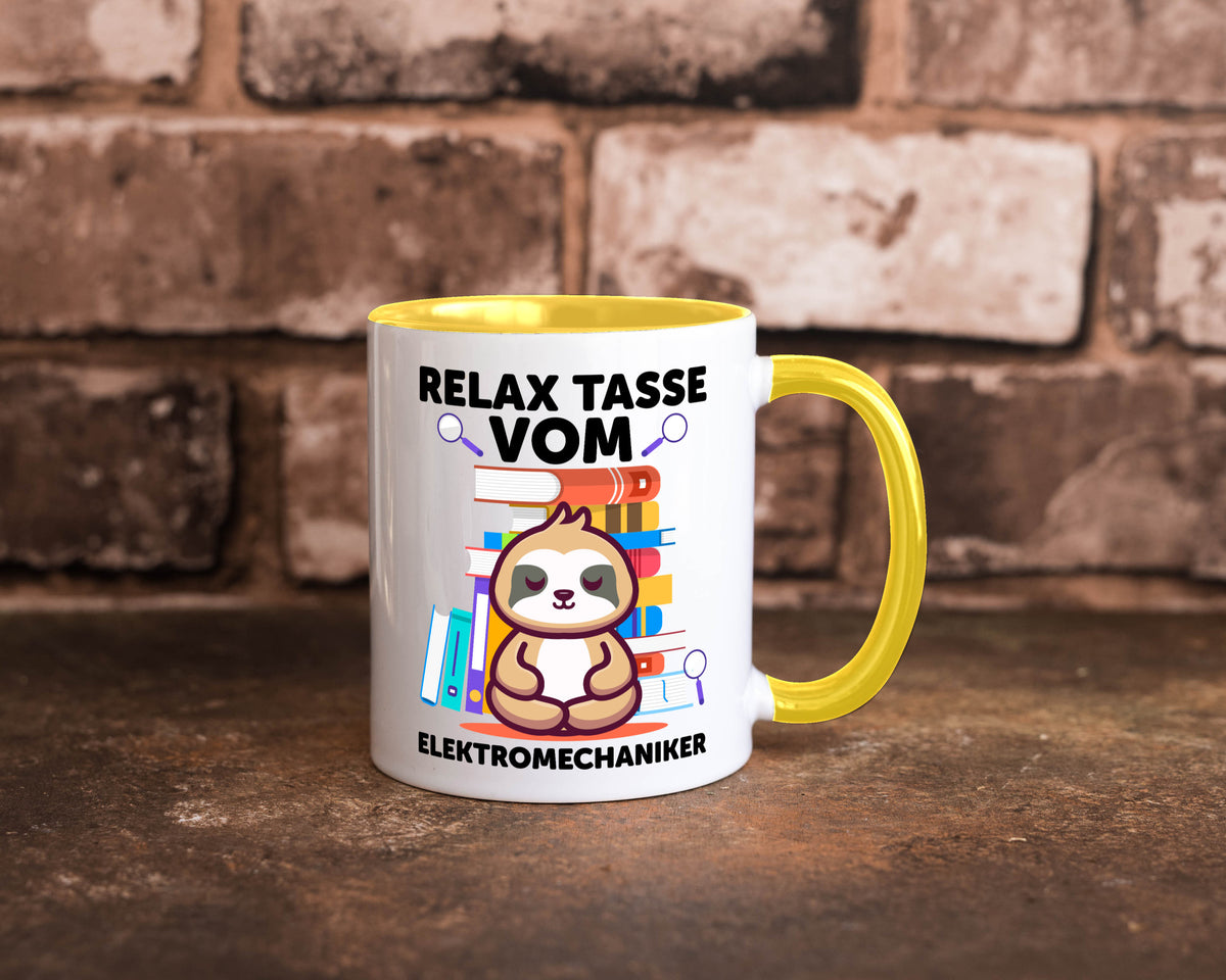 Relax Tasse: Elektromechaniker | Mechaniker Geschenk Humor Geschenkidee