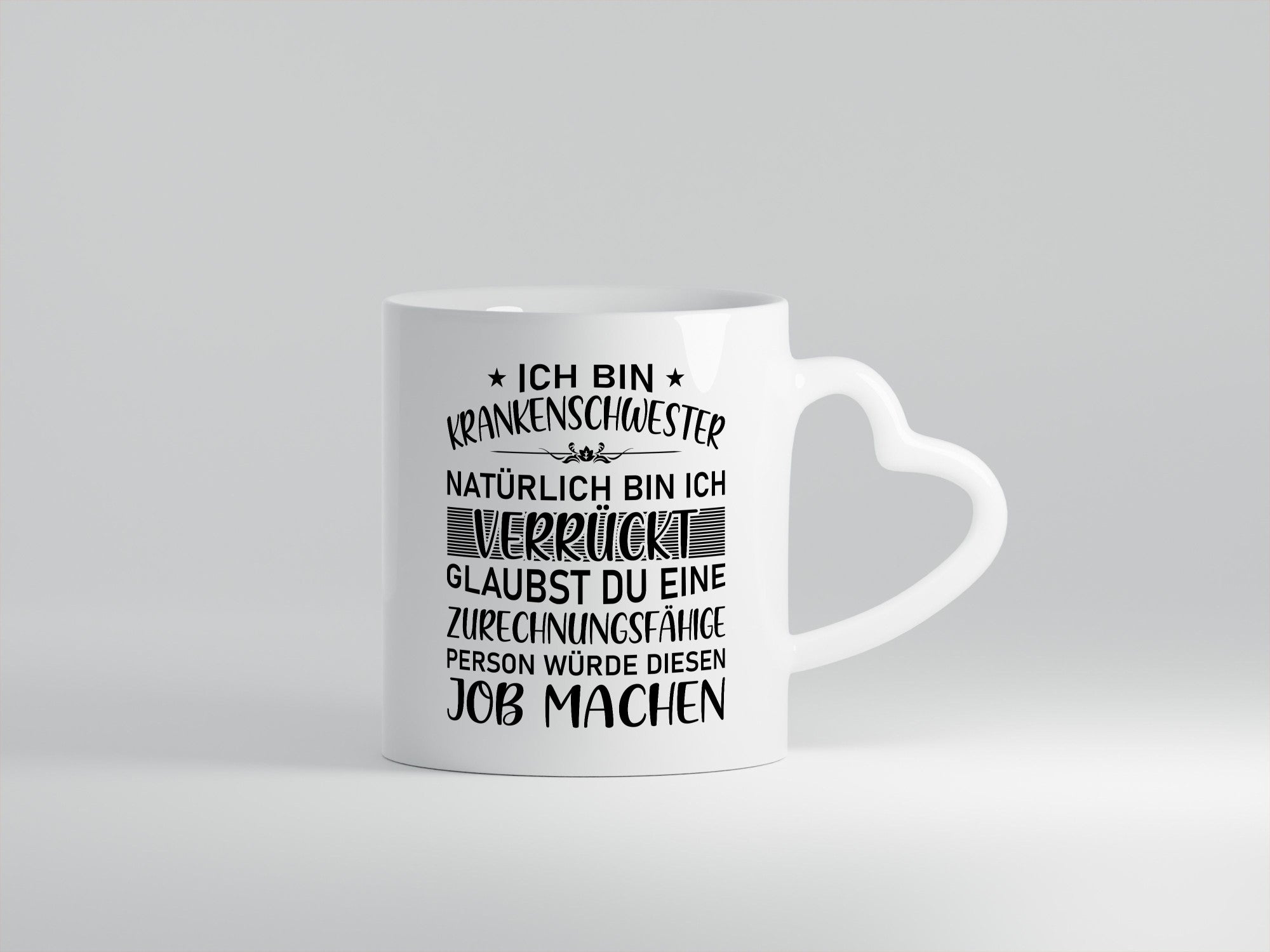 Verrückte Krankenschwester macht Job | Sternchen Geschenk Arbeit Kollegen Büro