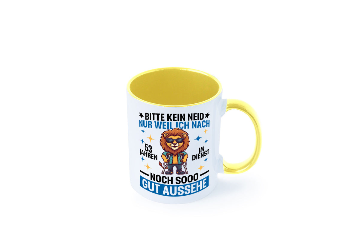 53 Jahre im Dienst | Arbeitsjubiläum Arbeit Geschenkidee Kollegen Büro Humor Tasse