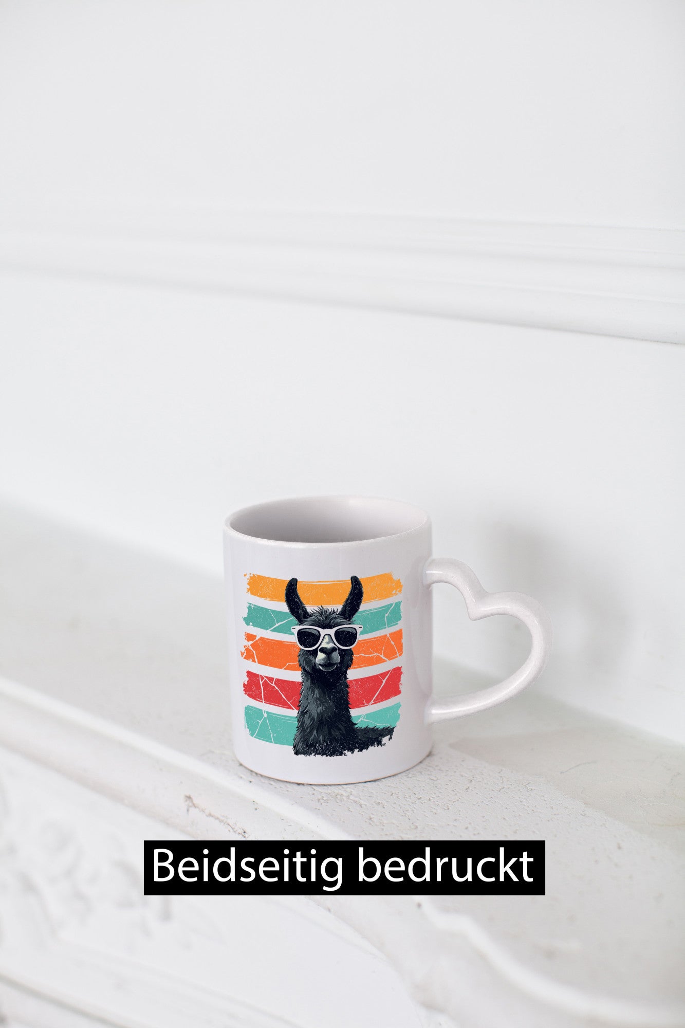 Alpaka | Lama mit Sonnenbrille Humor Geschenkidee Tasse