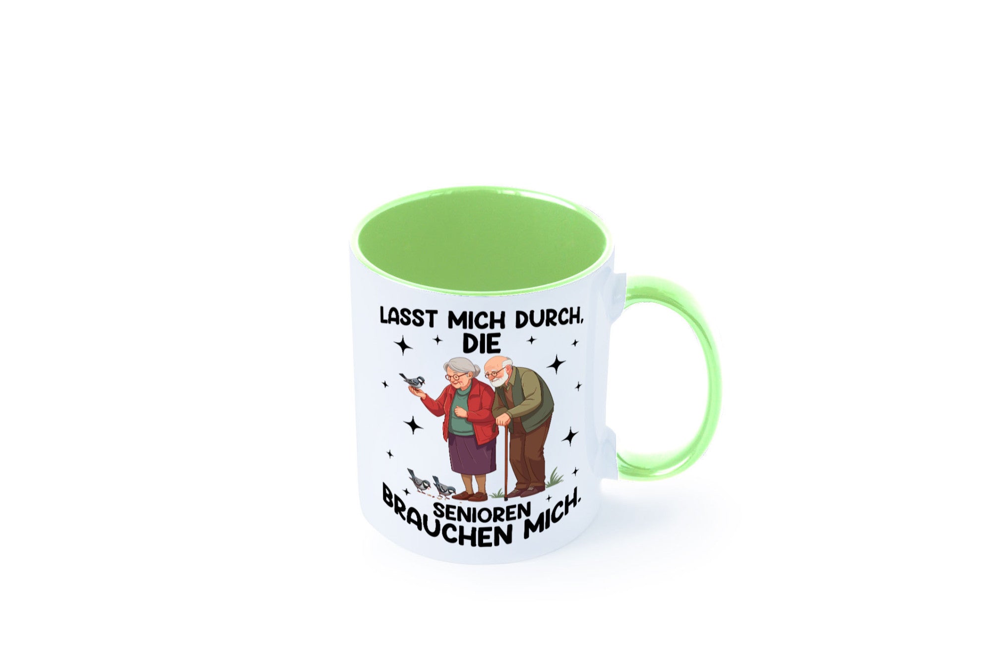Senioren brauchen mich | Altenpflege Pflegekraft lustiger Spruch Geschenk Humor