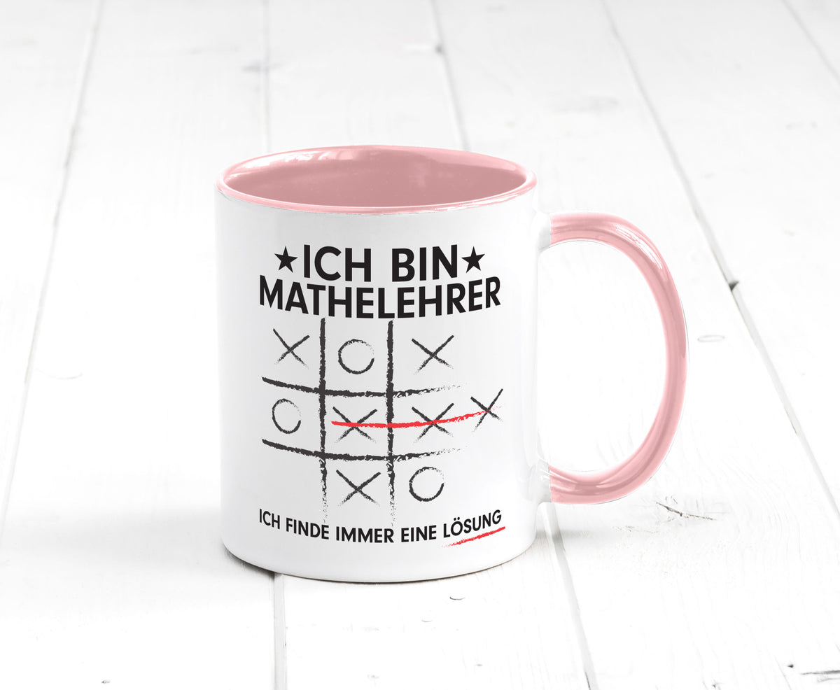 Löse Probleme: Mathelehrer | Lehrer Mathe Humor Geschenkidee Tasse