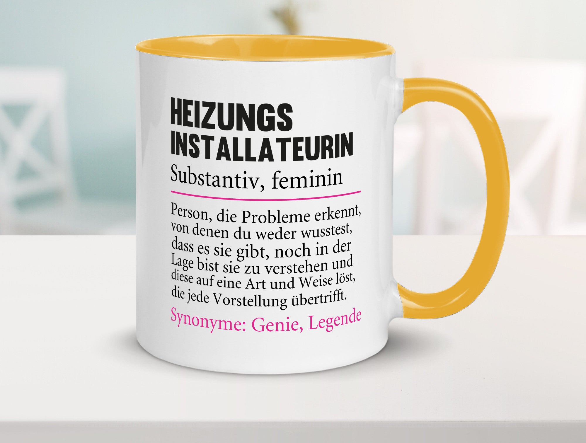 Heizungsinstallateurin | Beruf Spruch Heizung Geschenkidee Arbeit Kollegen Büro