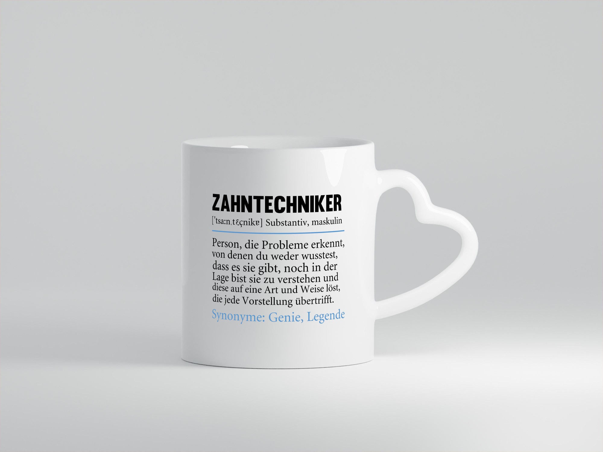 Zahntechniker | Spruch lustig Zahnmedizin Humor Geschenkidee Tasse