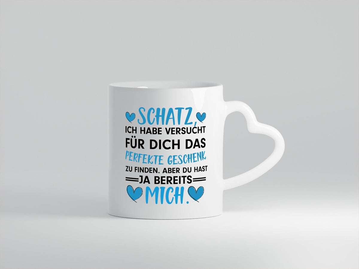 Perfekt für Schatz | Pärchen Tasse Valentinstag Geschenk Humor Geschenkidee