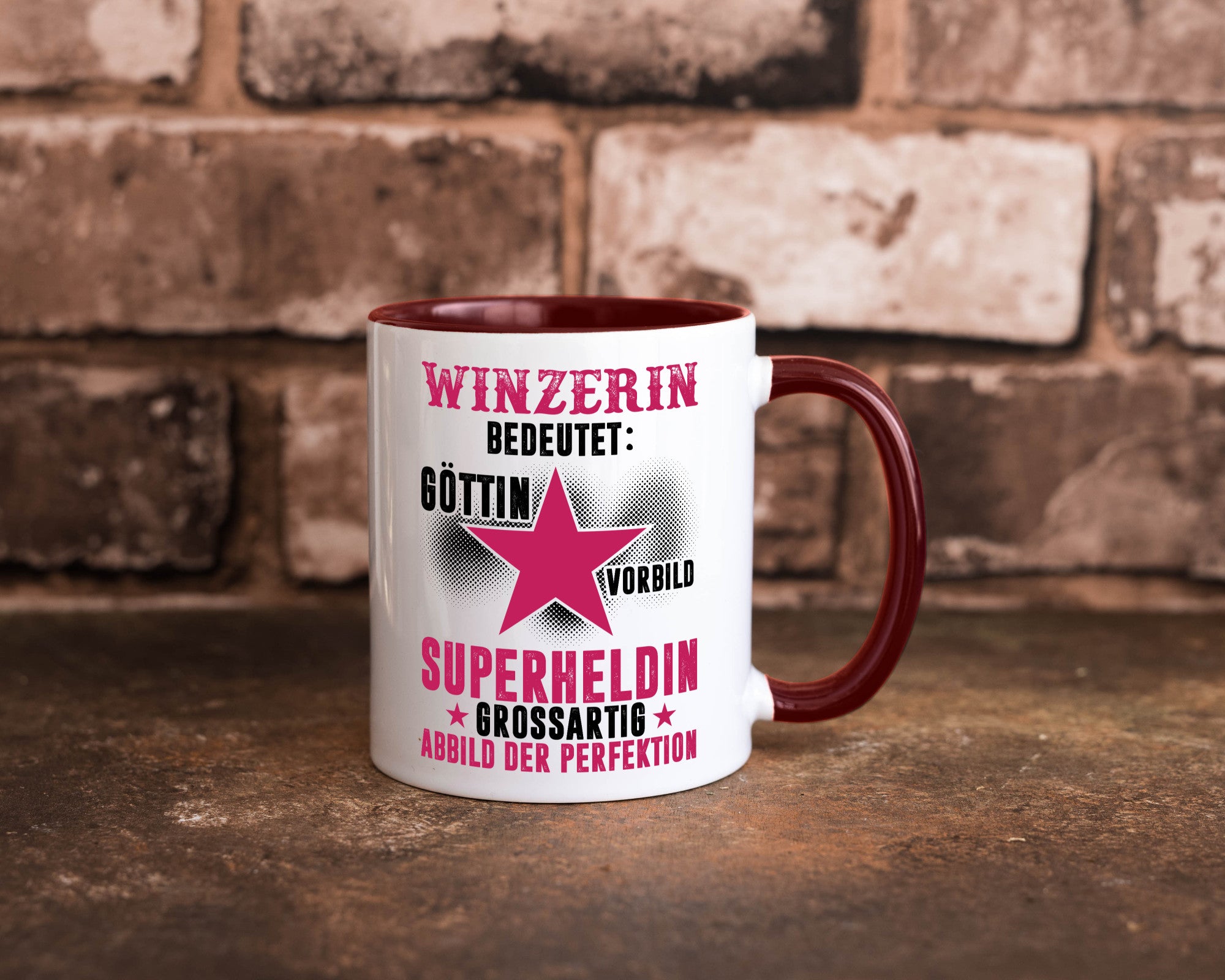 Bedeutung von Winzerin | Weinbauer Wein lustiger Spruch Geschenk Humor