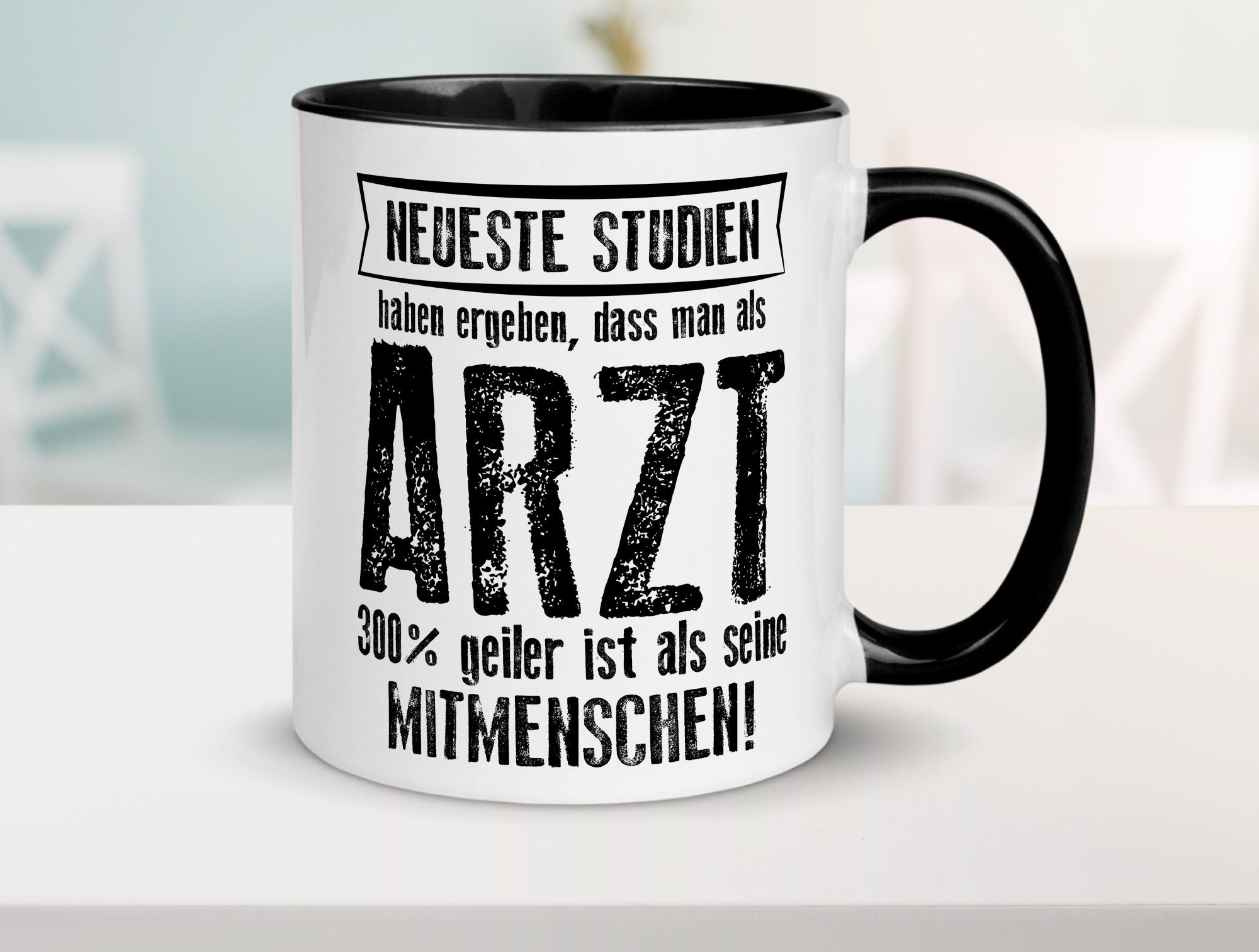 Neuste Studien: Arzt | Medizin Doktor Facharzt Geschenkidee Humor Tasse