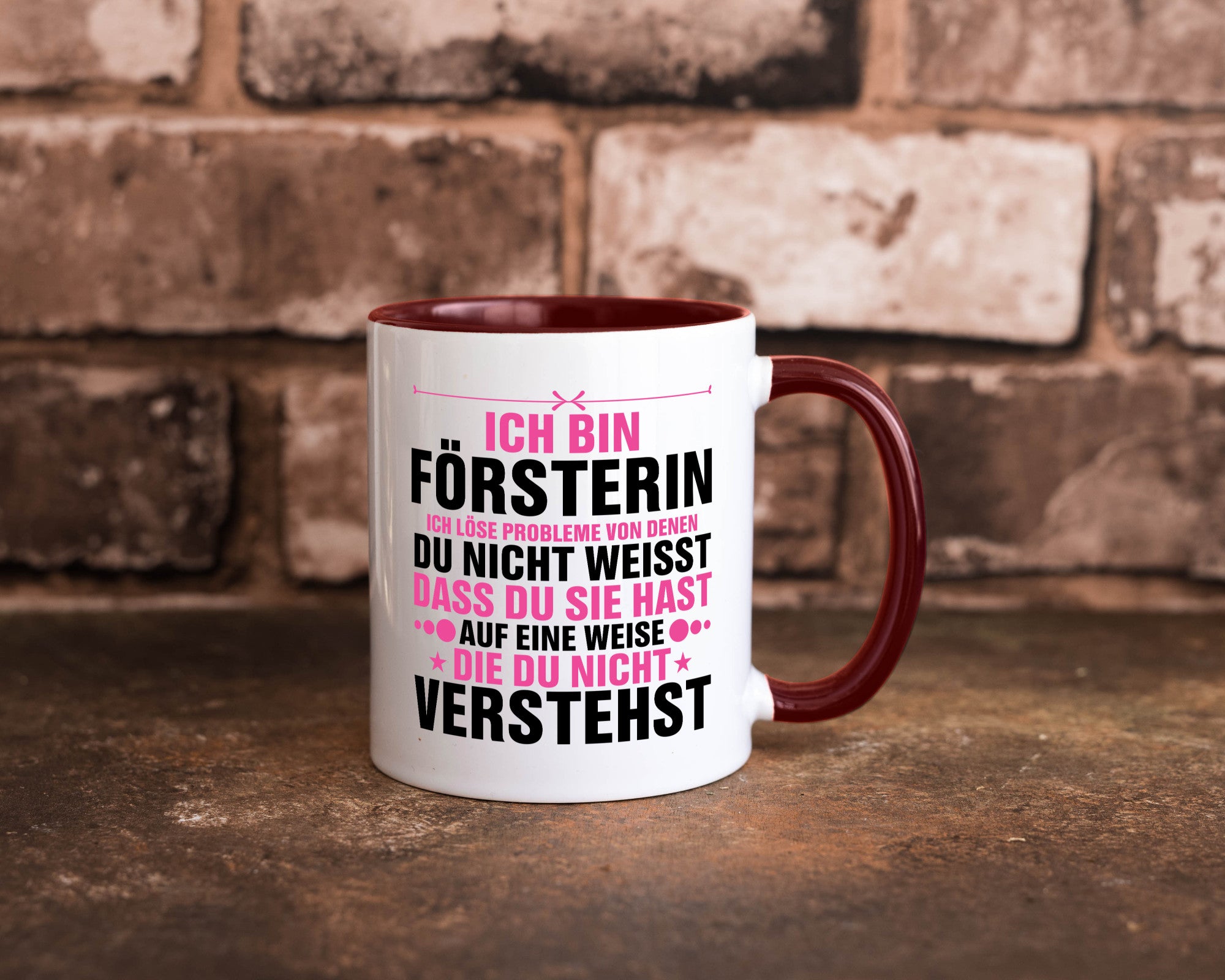 Löse Probleme: Försterin | Forst Arbeit lustiger Spruch Geschenk Kollegen Büro