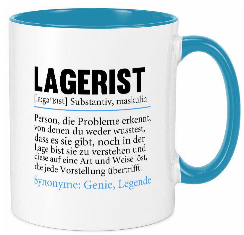 Lagerist | Spruch Beruf Lageristen Lager Arbeiter lustiger Geschenk Arbeit Tasse