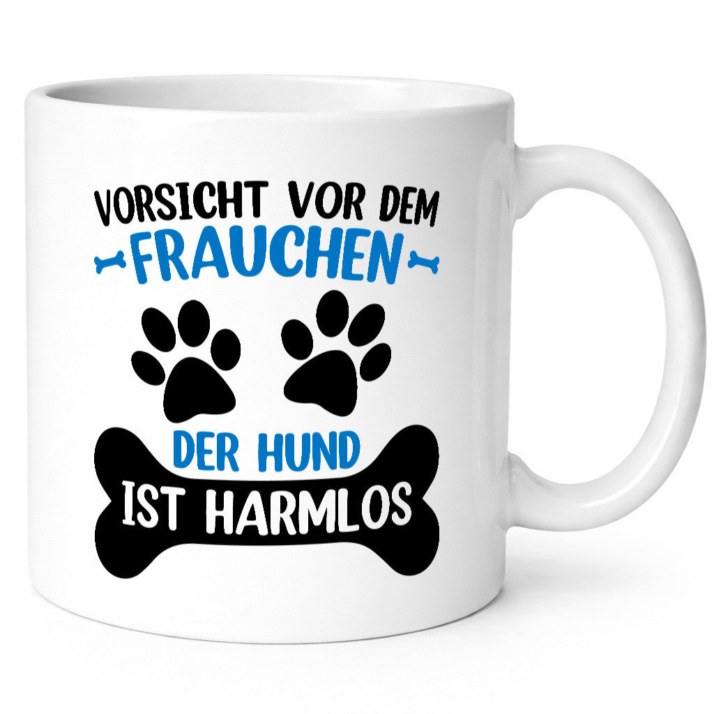 Caution of the woman dog is harmless | Dogs v2 funny saying gift