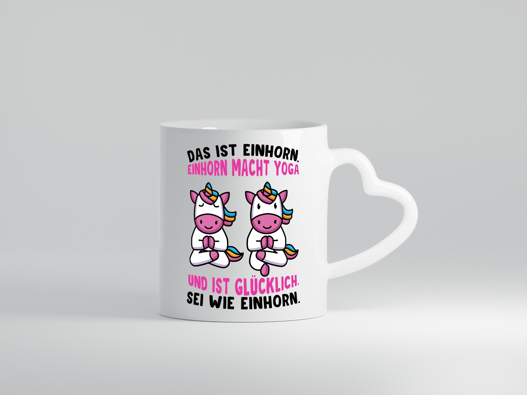 Einhorn Yoga | Yogalehrer Tasse Guru Entspannung Humor Geschenkidee