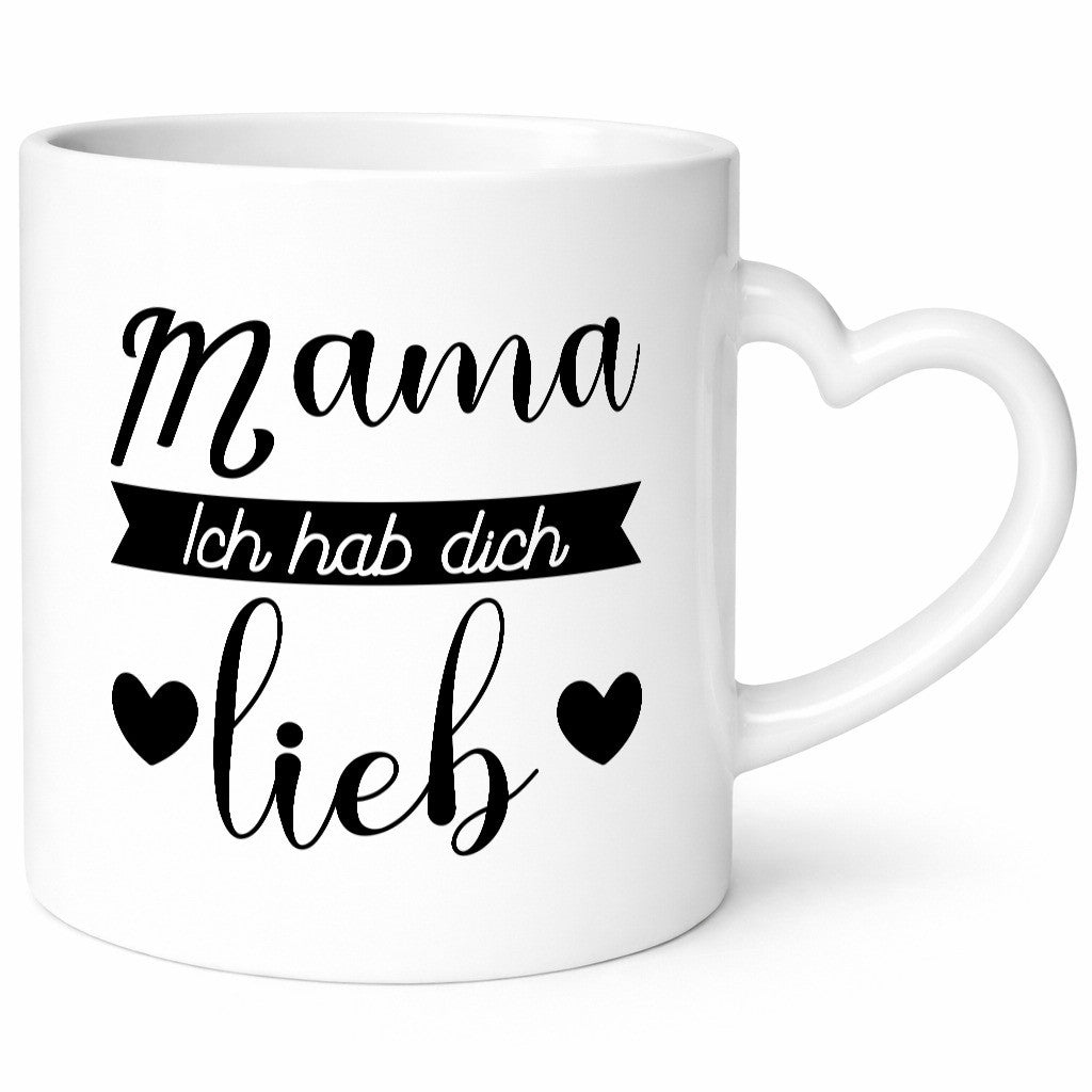Mama ich hab dich lieb | Muttertag Beste Humor Familie Geschenkidee Tasse