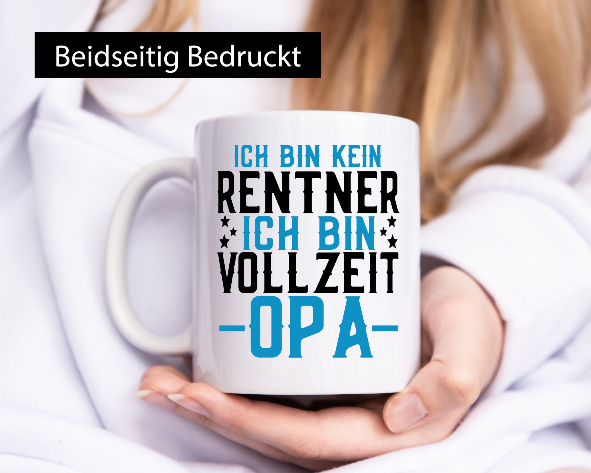 Rentner | Vollzeit Opa Pension Ruhestand Großvater lustiger Spruch Geschenk