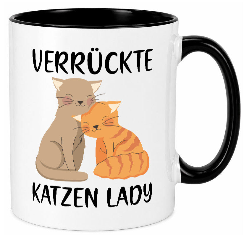 Verrückte Katzen Lady | Ich liebe Katzenliebhaber Geschenk Tierliebhaber Humor