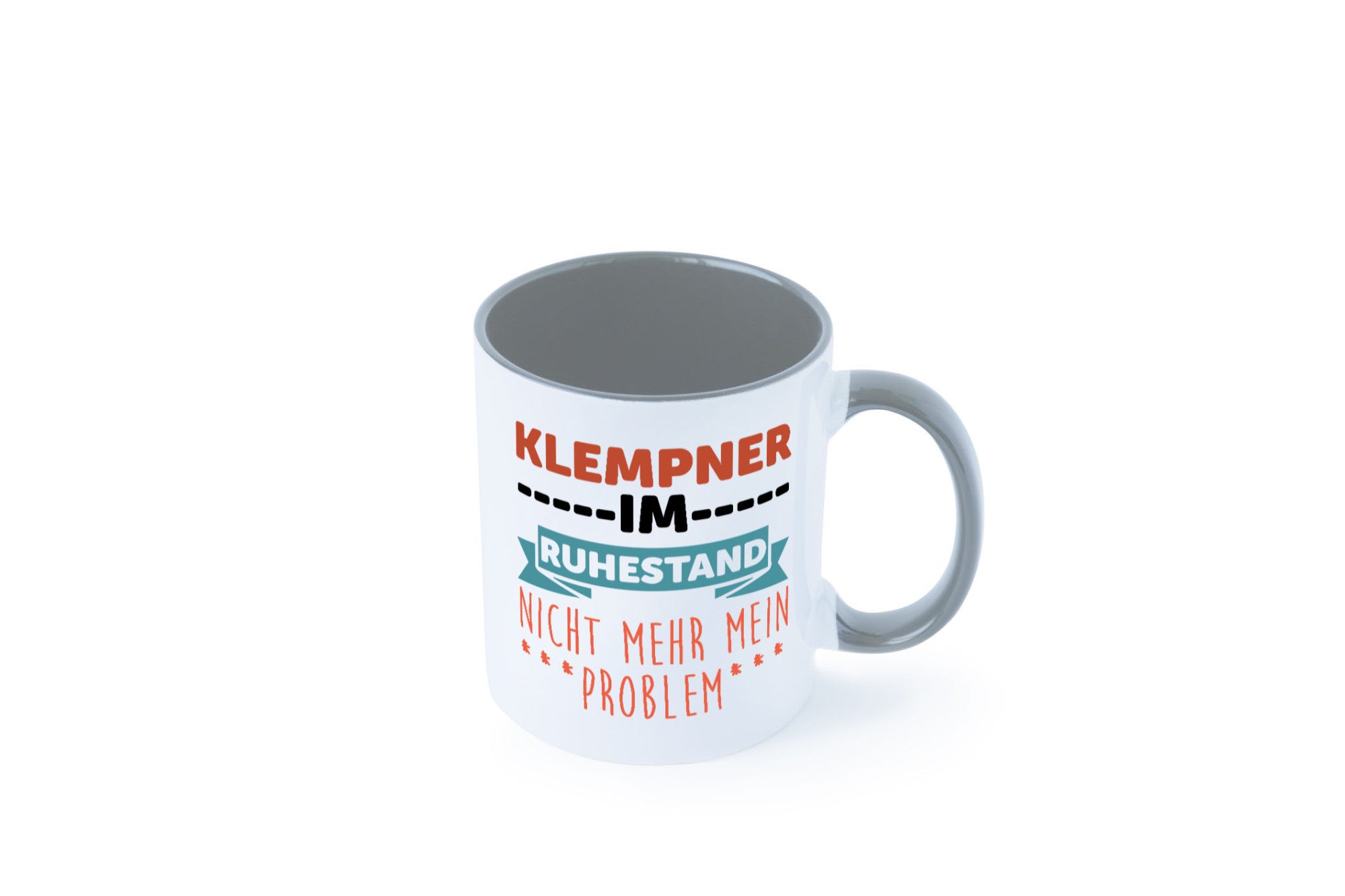 Klempner im ruhestand nicht mehr mein Problem Geschenkidee Jubiläum Humor Tasse