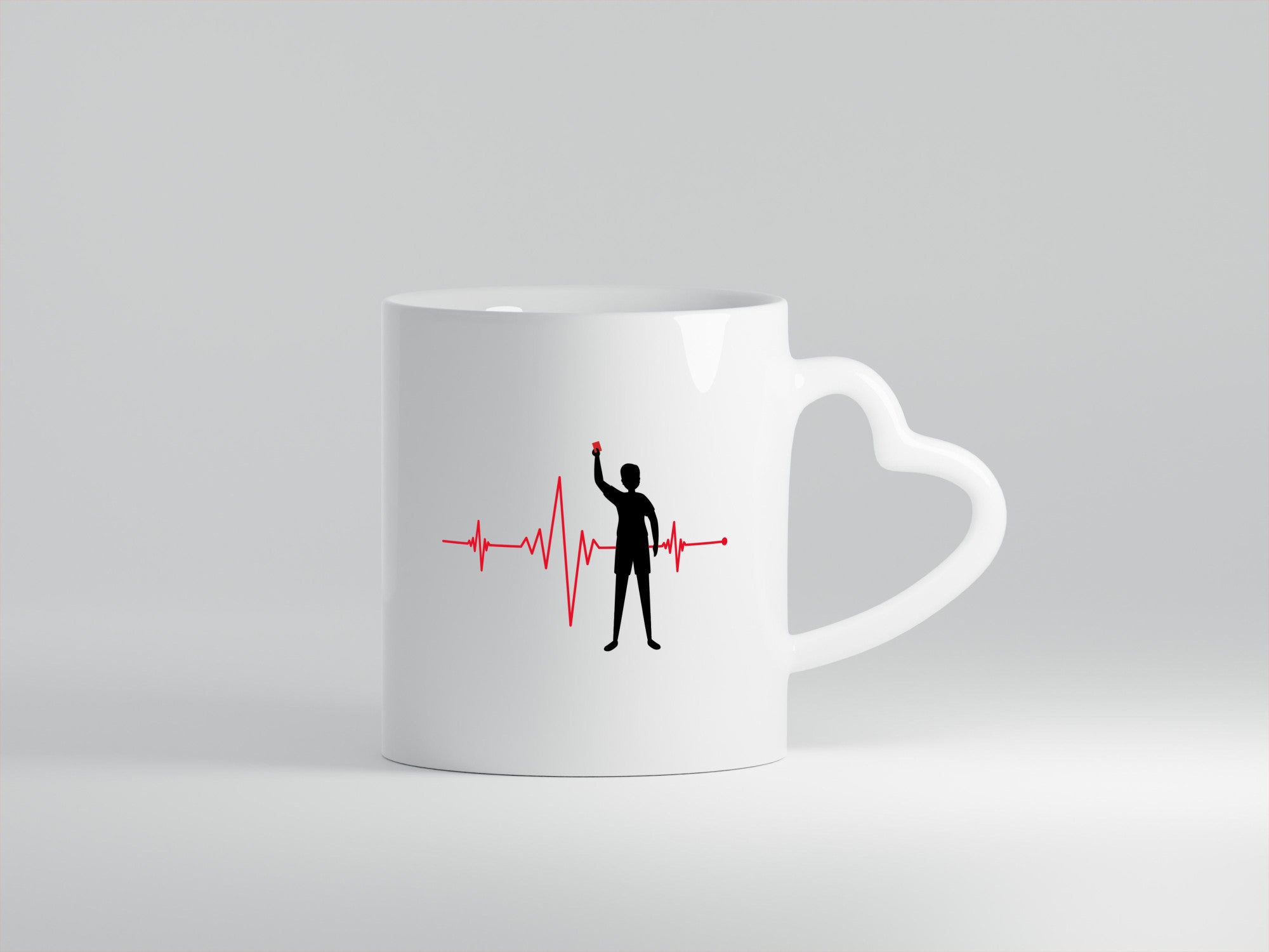 Schiedsrichter Herzschlag | Fußball Team Verein Humor Geschenkidee Tasse