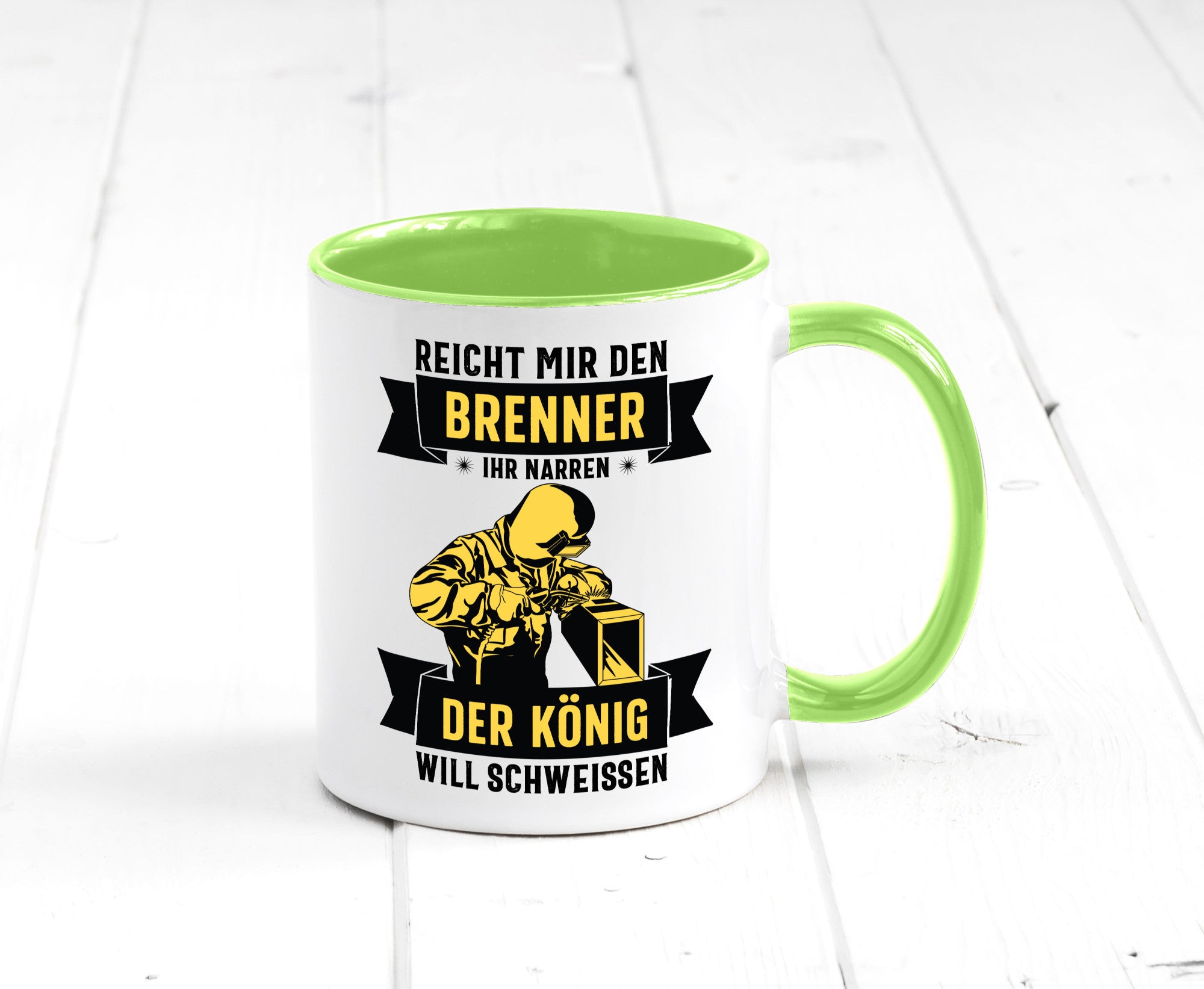 König will schweissen | Schweisser Sterne lustiger Spruch Geschenk Humor