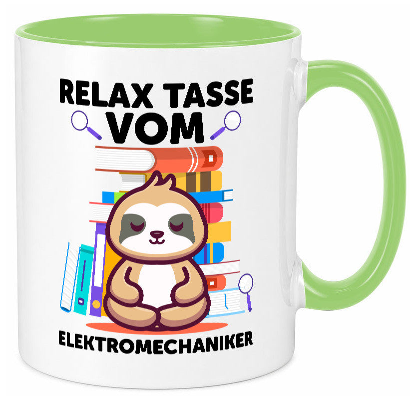 Relax Tasse: Elektromechaniker | Mechaniker Geschenk Humor Geschenkidee