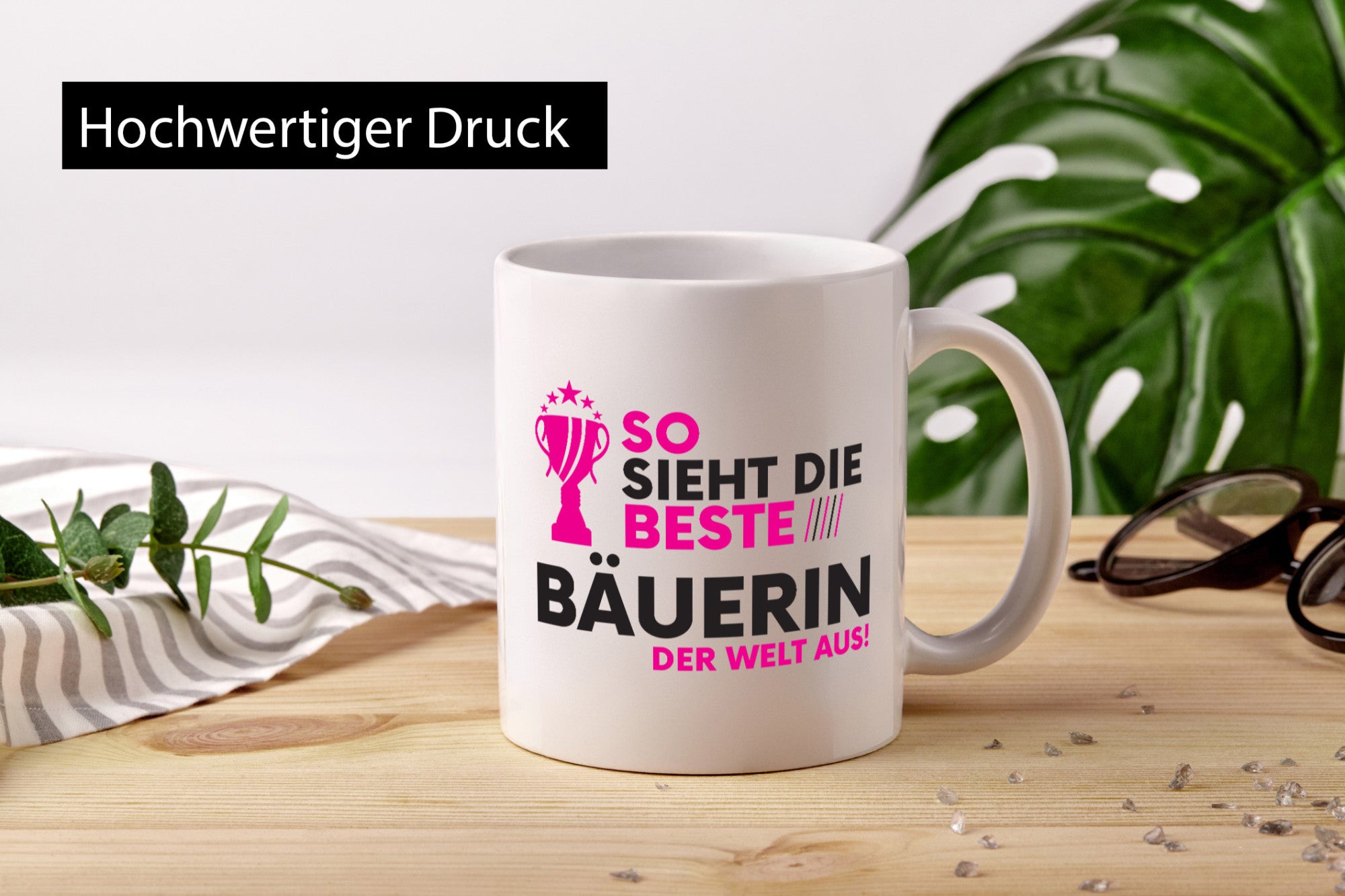 Die Weltbeste Bäuerin | Bauernhof Landwirtschaft lustiger Spruch Geschenk Humor